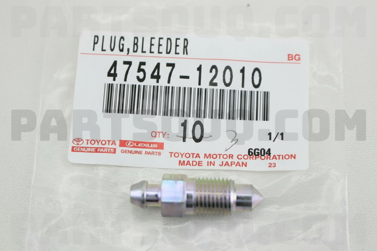 Toyota 4754712010 Plug, bleeder