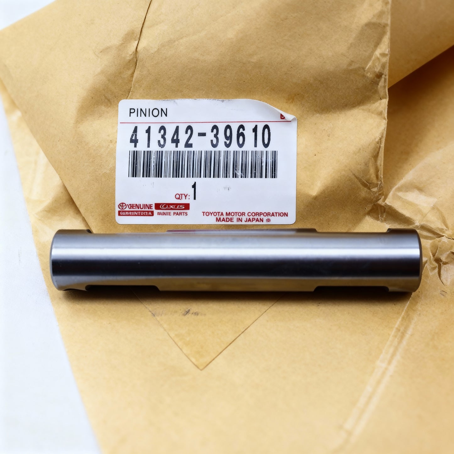 SHAFT, FRONT AXLE DIFFERENTIAL PINION, Toyota 4134239610