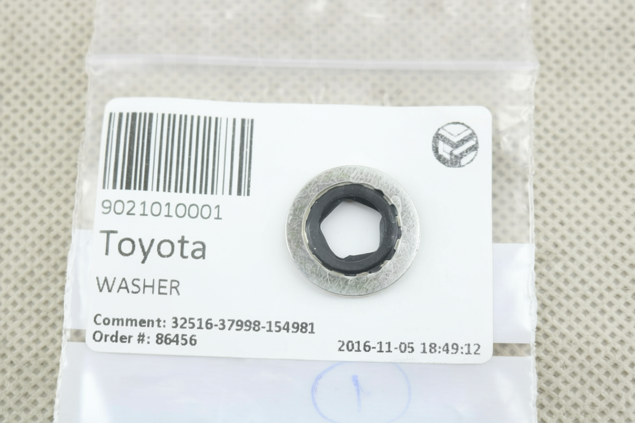 WASHER, SEAL(FOR CROSS SHAFT ADJUSTING SCREW), Toyota 9021010001