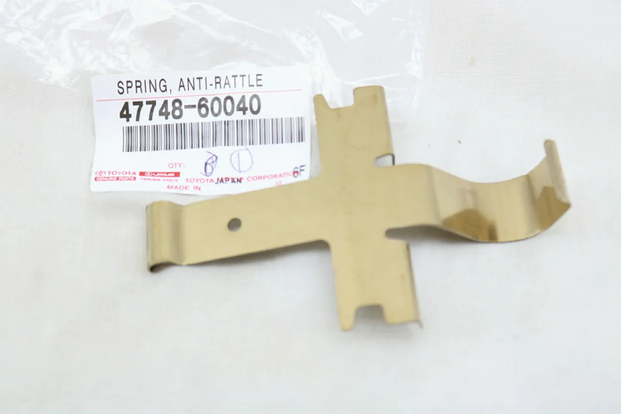 SPRING, ANTI-RATTLE, NO.1(FOR FRONT DISC BRAKE), Toyota 4774860040
