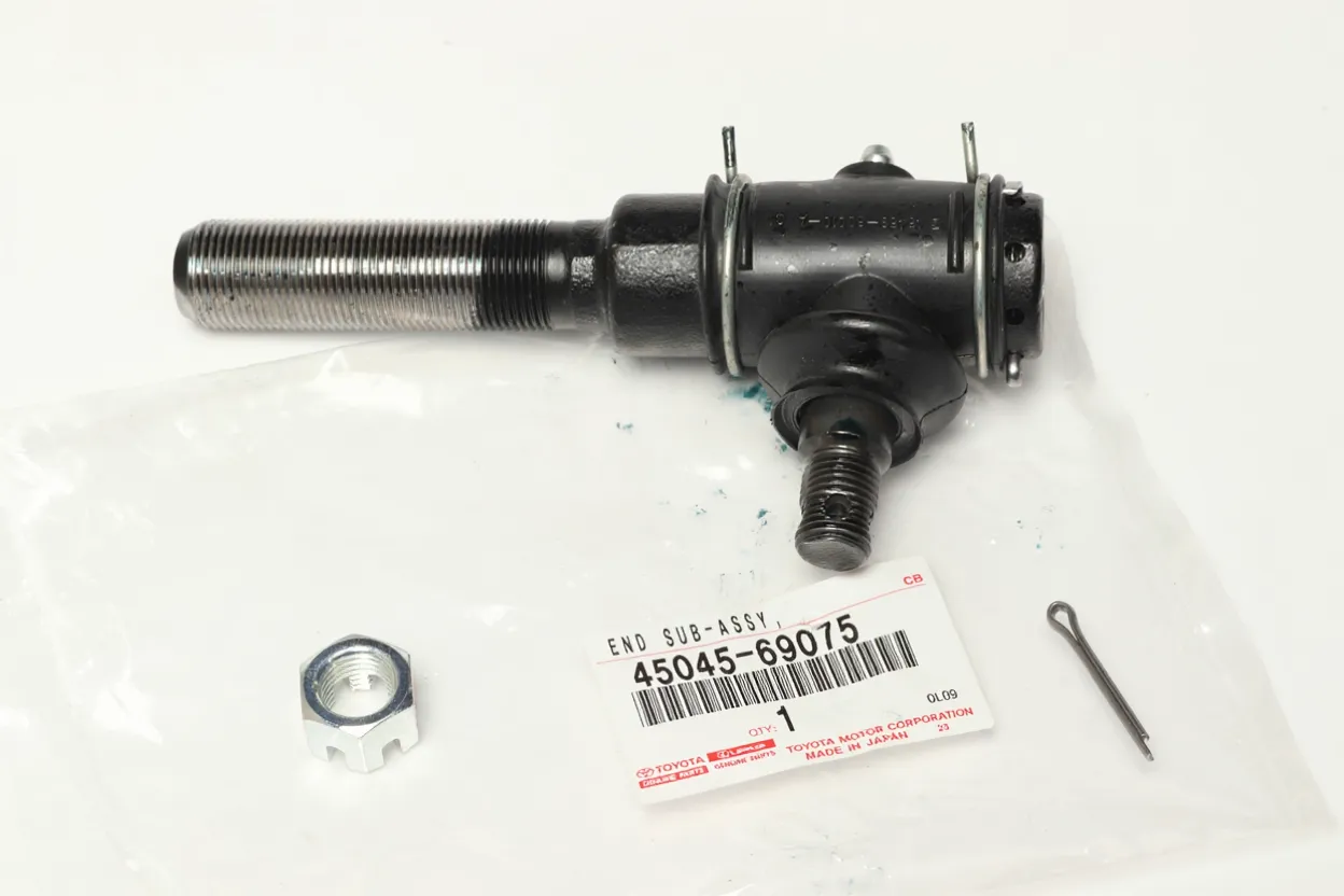 END SUB-ASSY, STEERING RELAY ROD, LH, Toyota 4504569075