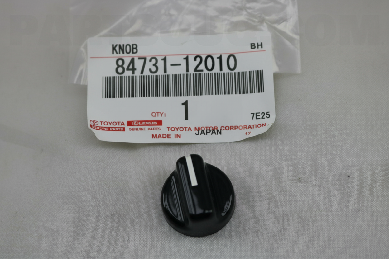 KNOB, HEATER BLOWER SWITCH , Part number: 8473112010