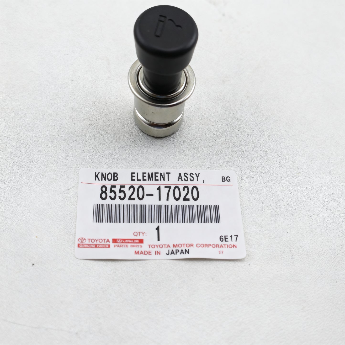 KNOB AND ELEMENT ASSY, CIGARETTE LIGHTER, Part number: 8552017020