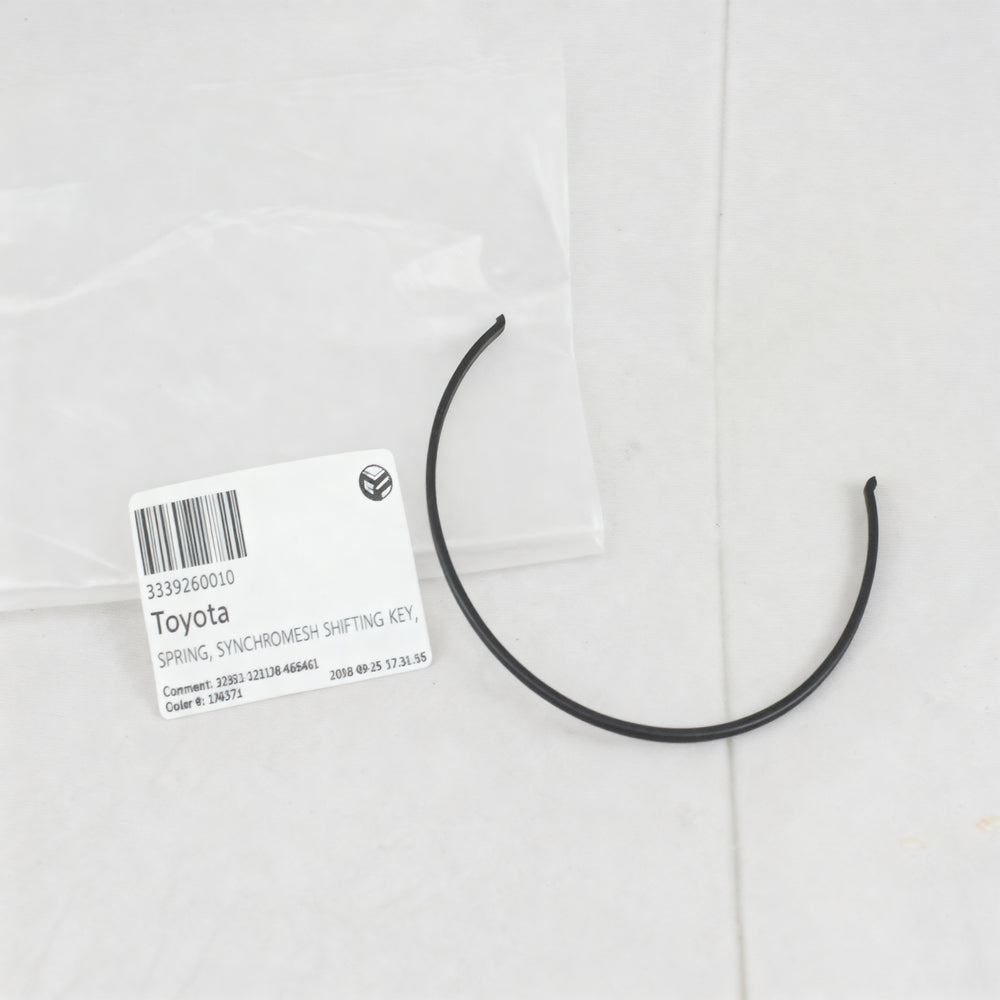 Toyota 3339260010 Spring, synchromesh shifting key no 3
