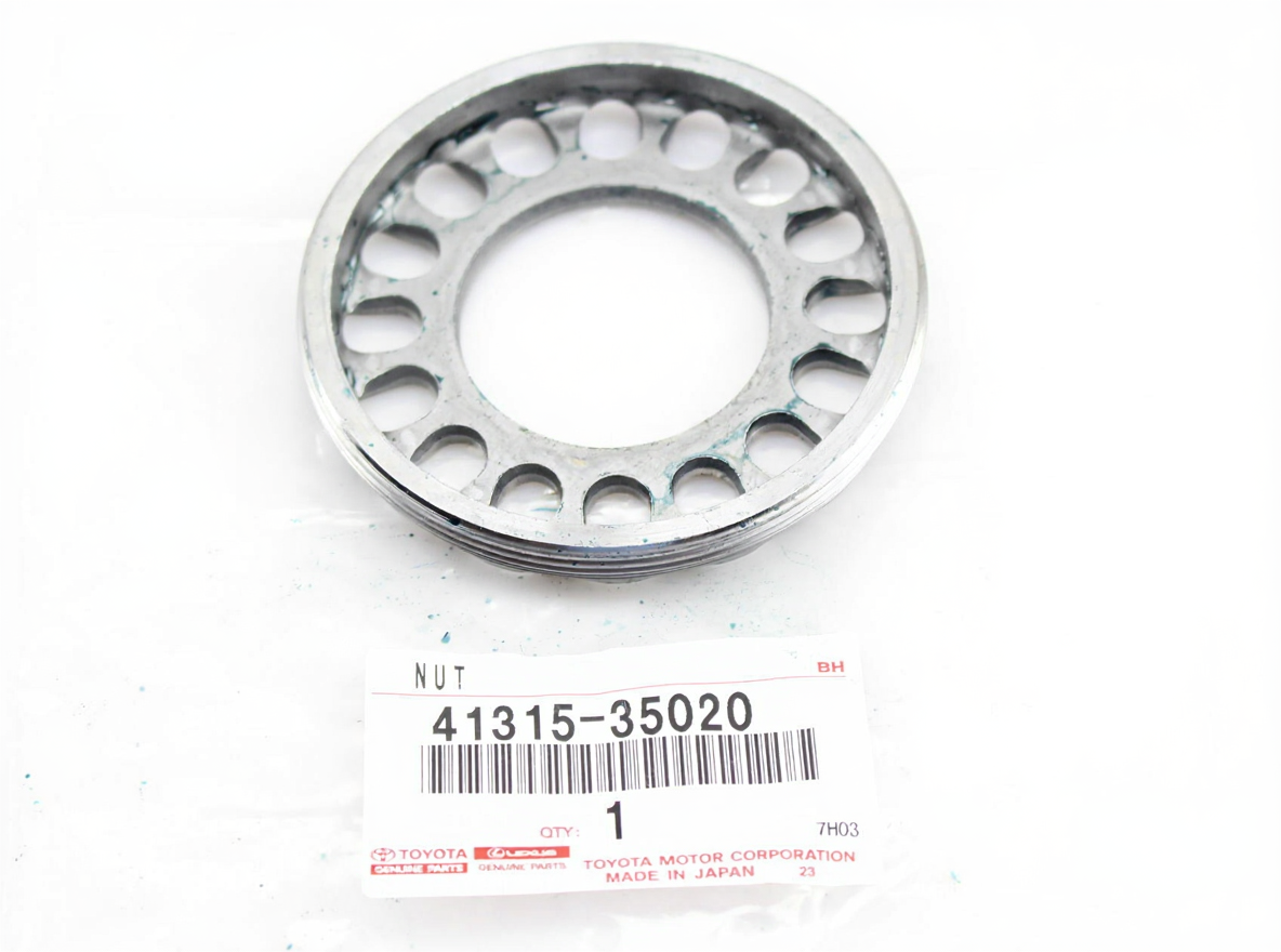 NUT, FRONT DIFFERENTIAL BEARING ADJUSTING, Toyota 4131535020