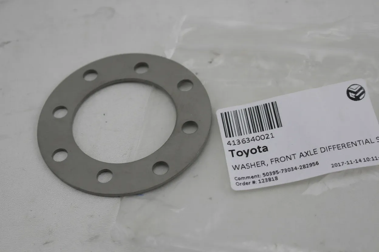 WASHER, FRONT AXLE DIFFERENTIAL SIDE GEAR THRUST, Toyota 4136340021
