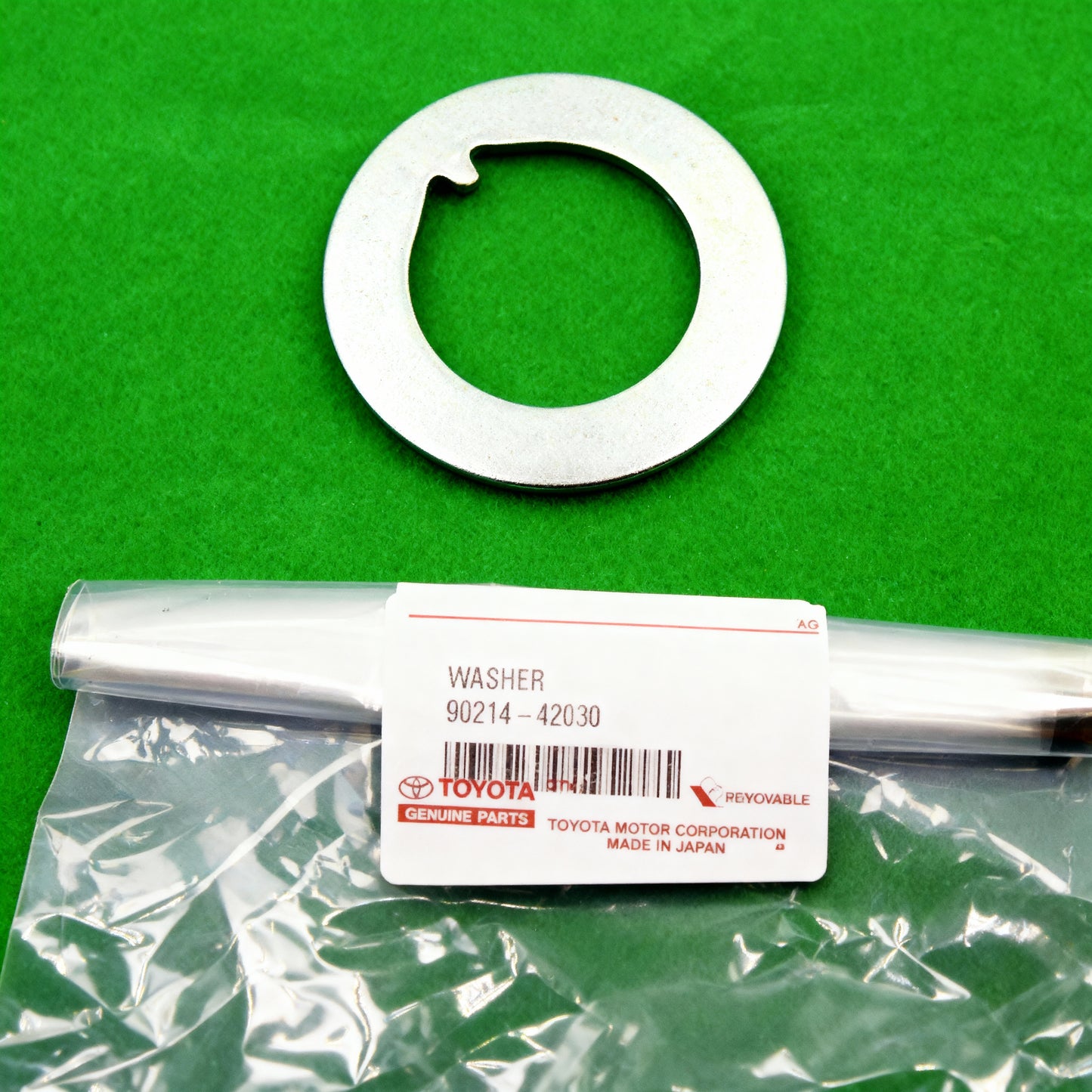 WASHER, CLAW (FOR FRONT AXLE HUB),RH/LH, Toyota 9021442030