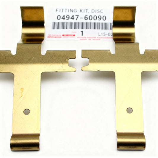 FITTING KIT, DISC BRAKE, FRONT, Toyota 0494760090