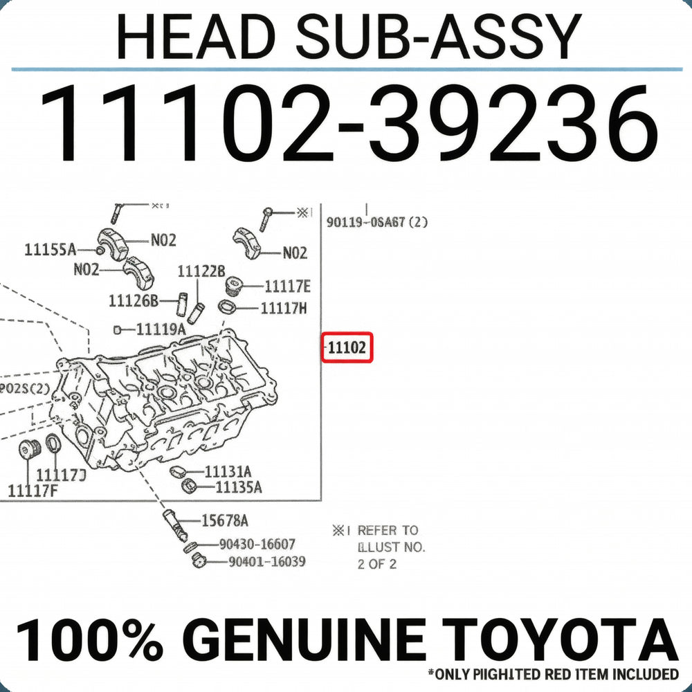 HEAD SUB-ASSY : 1110239236