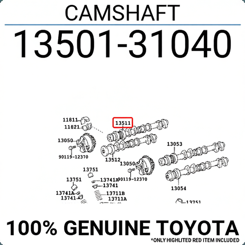 CAMSHAFT : 1350131040