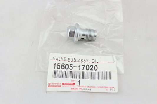 VALVE SUB-ASSY, OIL CHECK : 1560517020