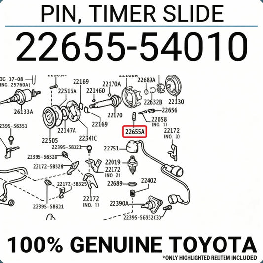 PIN, TIMER SLIDE : 2265554010