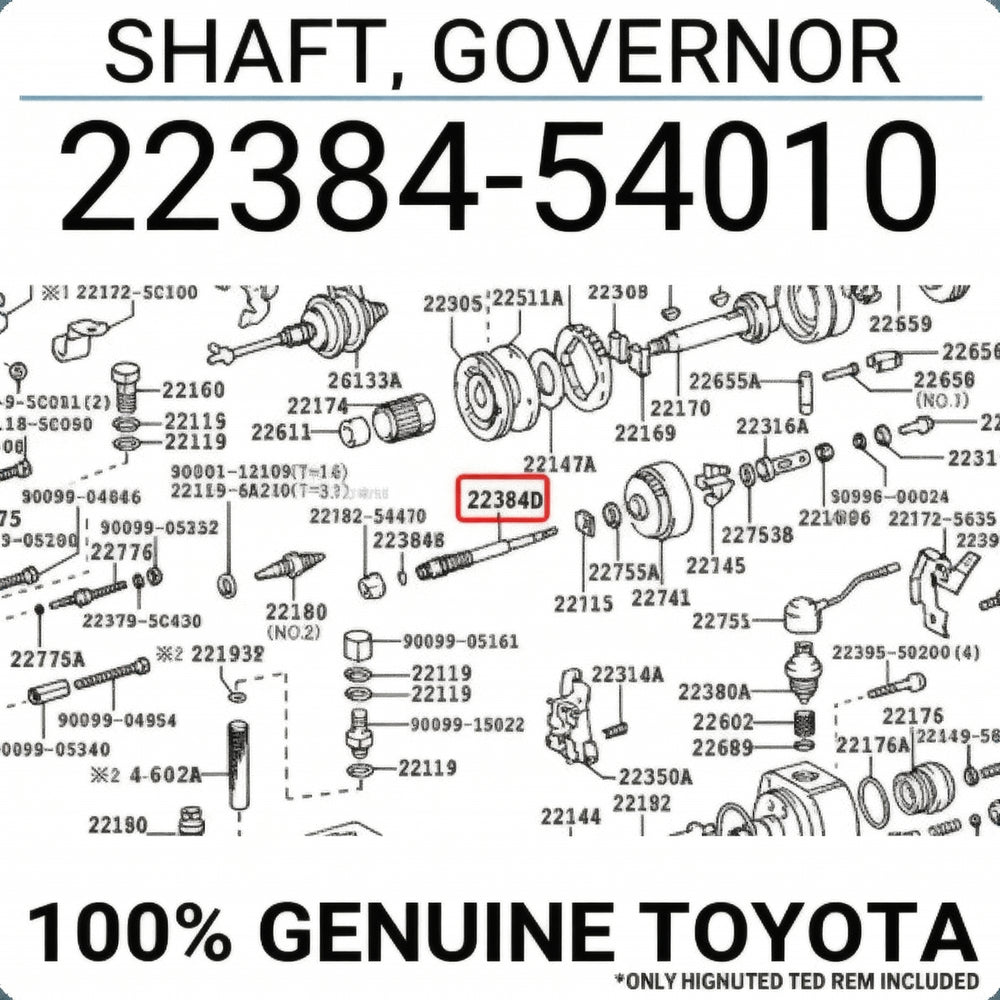 SHAFT, GOVERNOR : 2238454010