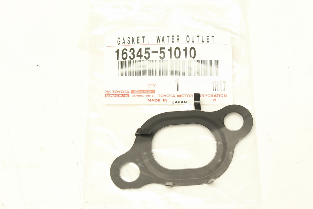 GASKET, WATER OUTLET PIPE: 1634551010
