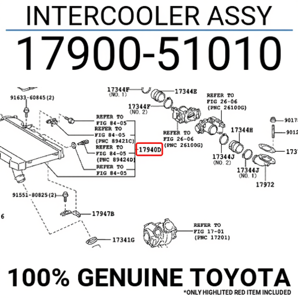 INTERCOOLER ASSY : 1790051010