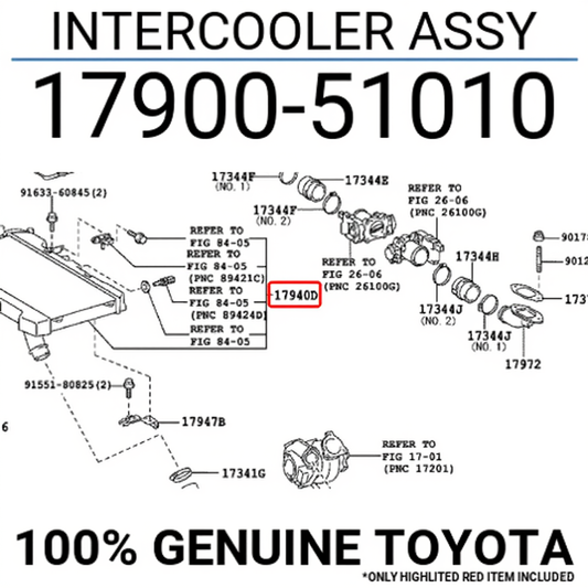 INTERCOOLER ASSY : 1790051010