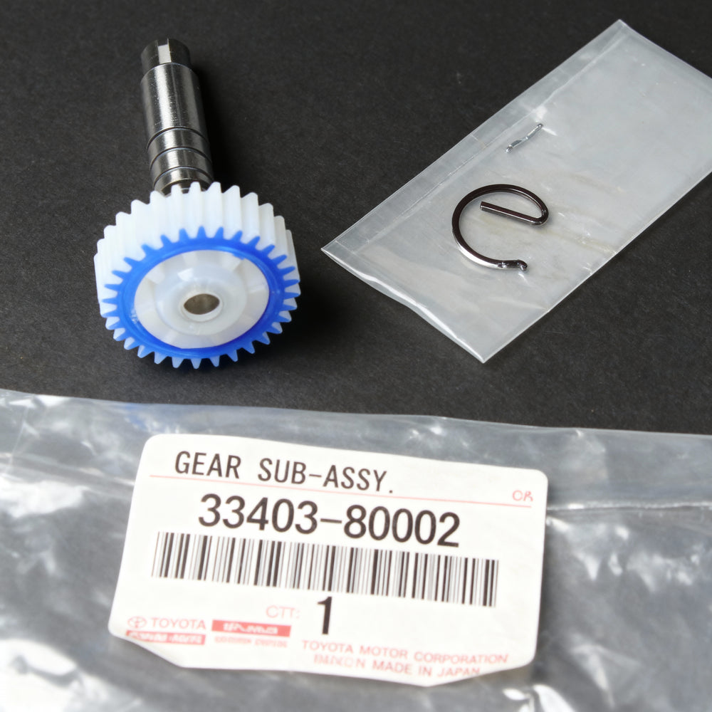 GEAR SUB-ASSY, SPEEDOMETER DRIVEN (MTM): 3340380002