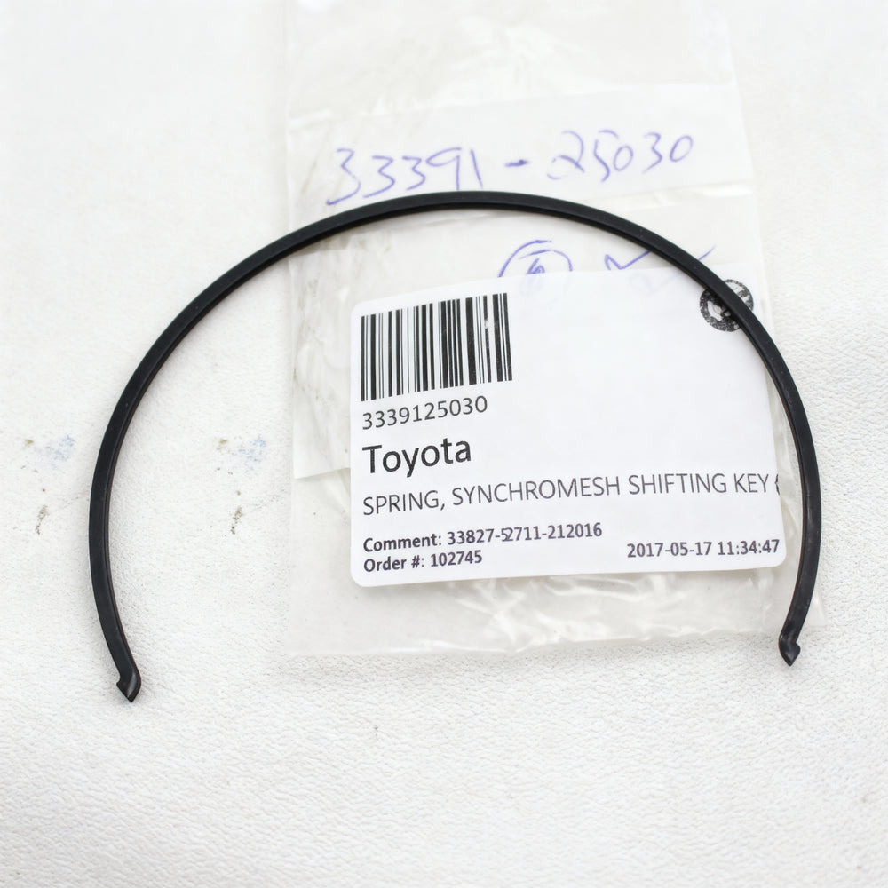 SPRING, SYNCHROMESH SHIFTING KEY (FOR NO.3 CLUTCH HUB) : 3339125030
