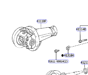 CARRIER ASSY : 411106A152